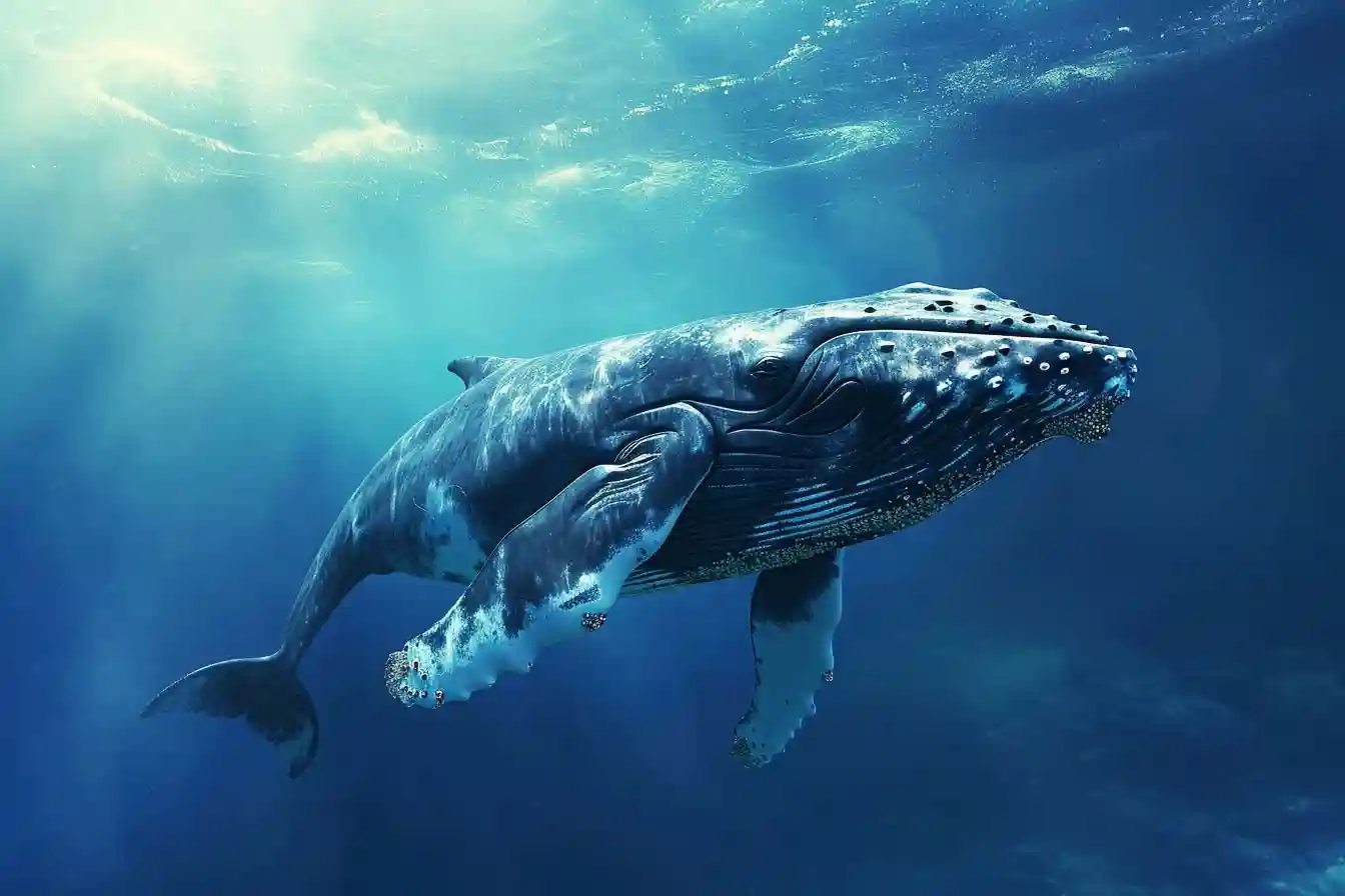 Whale conservation imagery from Justice for Nature