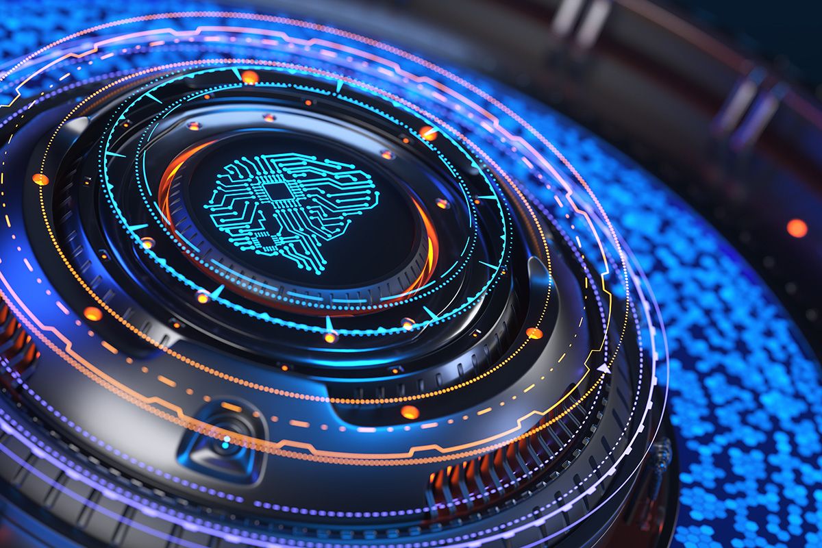 Abstract illustration of an AI circuit brain representing loop engineering and autonomous AI workflows