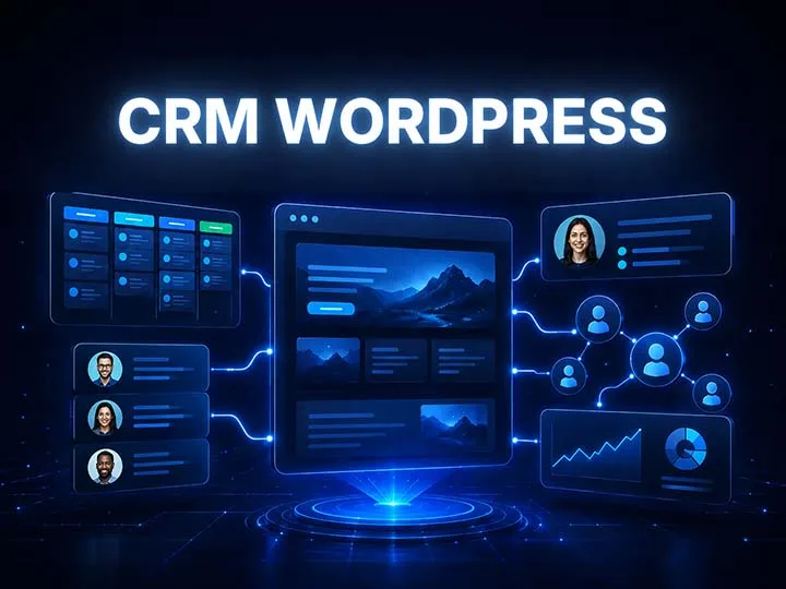 CRM WordPress pre prepojenie webu s predajom, kontaktmi a zákazníckymi dátami