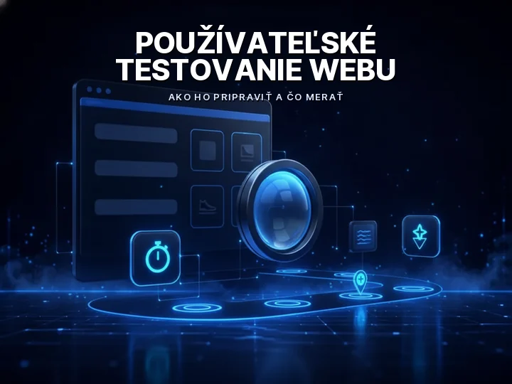 Používateľské testovanie webu znázornené ako pozorovanie cesty používateľa cez kontrolné body