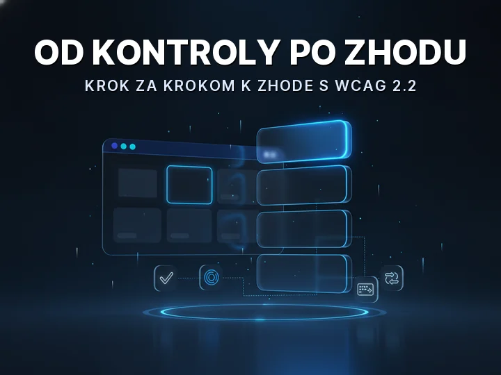 Prístupnosť webu ako vrstvený kontrolný zoznam kontrastu, klávesovej navigácie a alternatívneho textu